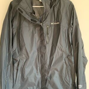 Women’s black Columbia raincoat size XL